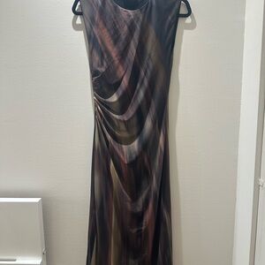 Zara- Elegant Multicolor Sleeveless Dress